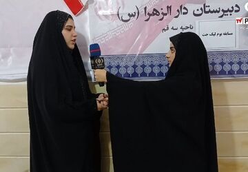 آزمون مقدماتی «لیگ جت» در دبیرستان دارالزهرا(س)