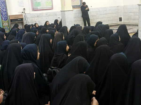 مراسم عزاداری ام ابیها(س) در دبیرستان محدثه قم