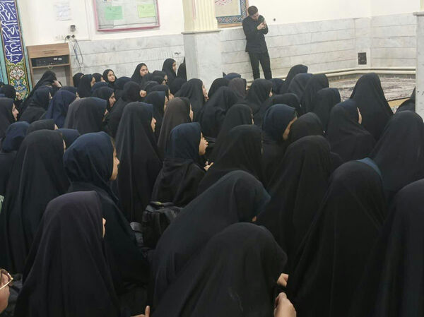 مراسم عزاداری ام ابیها(س) در دبیرستان محدثه قم