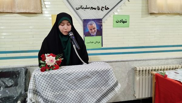 بدرقه دانش‌آموزان معتکف در شهرستان هوراند