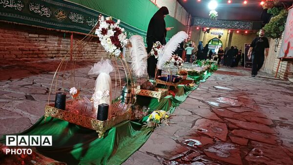 مراسم یادبود حضرت قاسم بن الحسن (ع) در تکیه ششناو شهرستان تفرش 