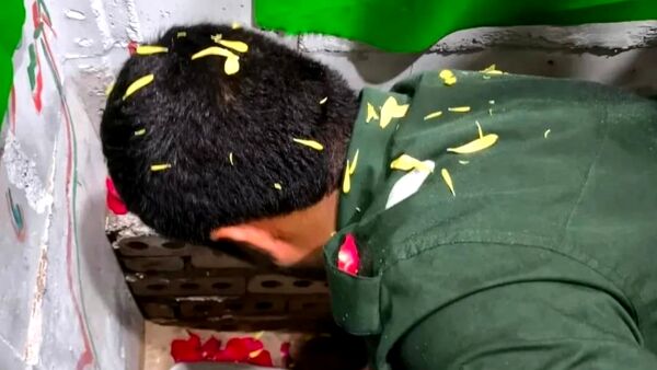 مهن‌آباد میزبان پیکر شهید گمنام