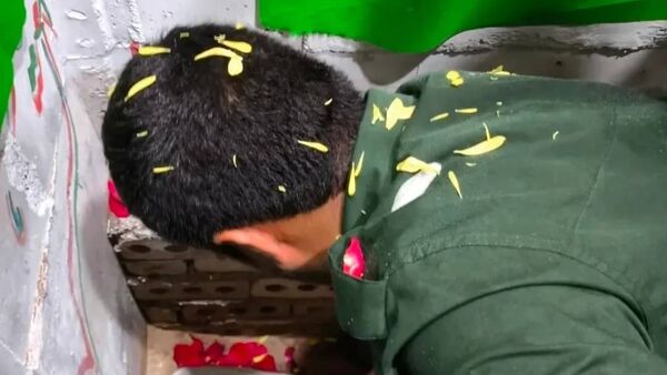مهن‌آباد میزبان پیکر شهید گمنام