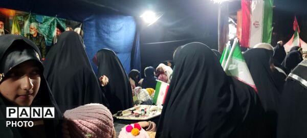 خدمات رسانی موکب های مردمی حسینه فضل نیشابور