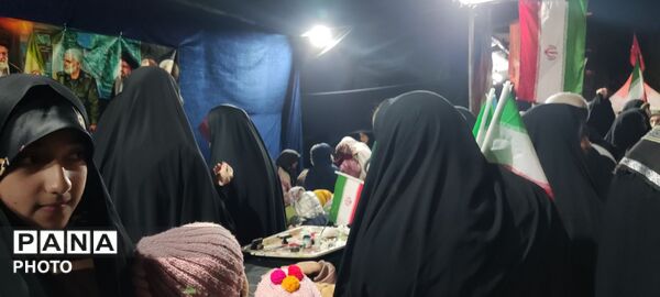 خدمات رسانی موکب های مردمی حسینه فضل نیشابور