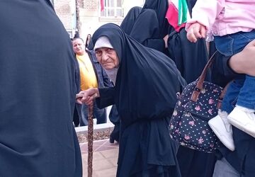 حضور مردم خلیل آباد در راهپیمایی دشمن شکن 22 بهمن