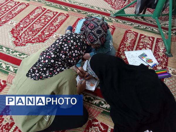 مراسم اعمال شب نیمه شعبان در مسجد جامع شهر کندر