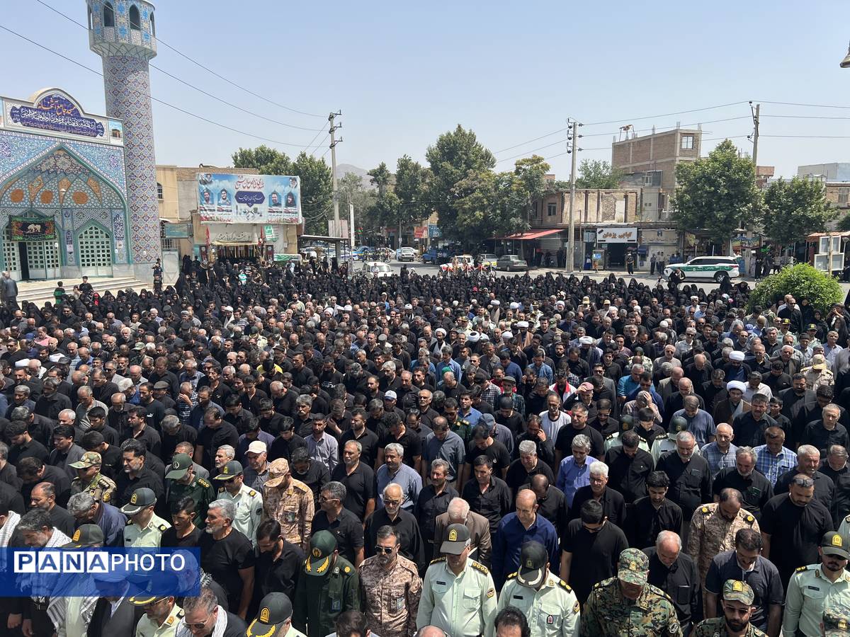 تشییع پیکر شهید ایمان وحیدی در آشخانه