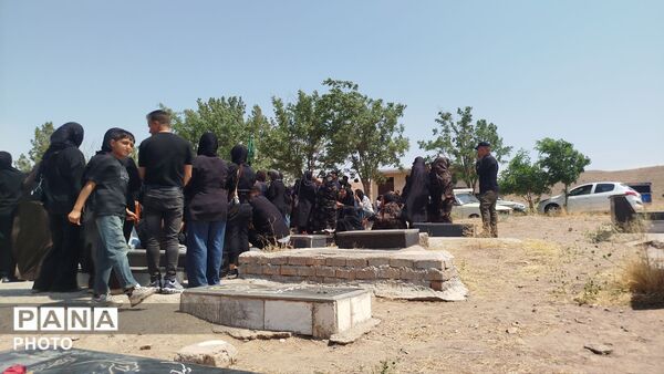 مراسم عزاداری در روز عاشورا همراه با حضور پر شور مردم روستای شوریاب