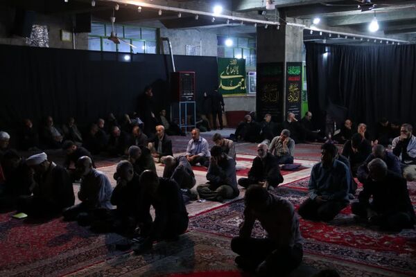عزاداری شهادت امام جعفر صادق (ع) در آبیک 