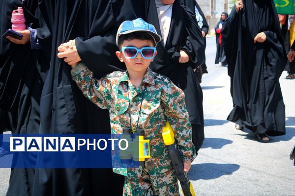 فریاد «مرگ بر اسرائیل» در لامرد طنین انداز شد