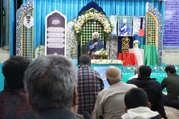 مراسم چهلم شهدای فتنه آمریکایی، صهیونیستی در امامزاده سید نصرالله یزد