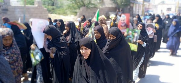 راهپیمایی روز قدس در جزیره هرمز‌