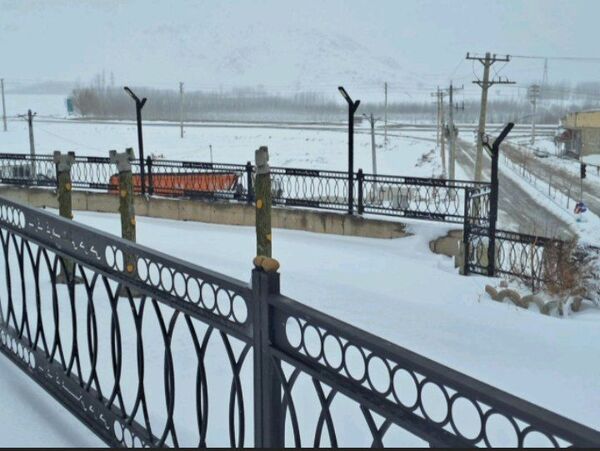 برف زمستانی، مهمان شهرستان کیار