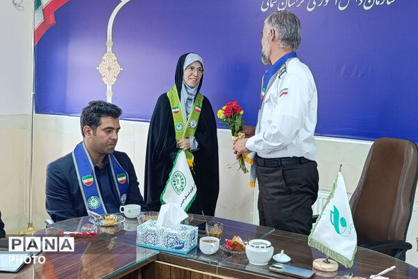 سفر معاون فعالیت های دانش آموزی کشور همراه با کارشناس جذب پیشتازان به خراسان شمالی 