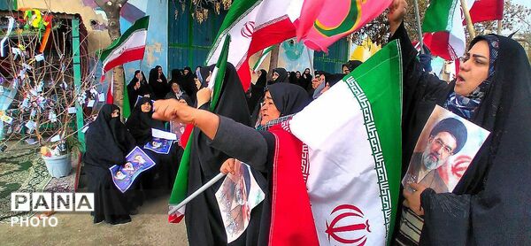 مراسم اربعین رهبر شهید و شهدای جنگ‌ رمضان در روستای توچغاز شهرستان ملایر