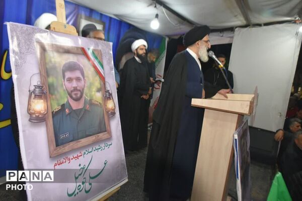 وداع باشکوه مردم  ساوجبلاغ با سردار شهید علی کوه خیل 