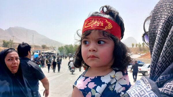 مراسم عاشورای حسینی در گلزار شهدای شهرستان لنده
