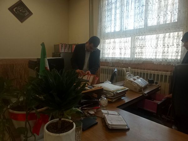 بازدید مدیر اداره ناحیه یک از دبیرستان گلشن آزادی