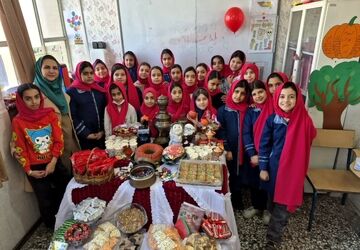 برگزاری جشن یلدا در دبستان شهید بستانی