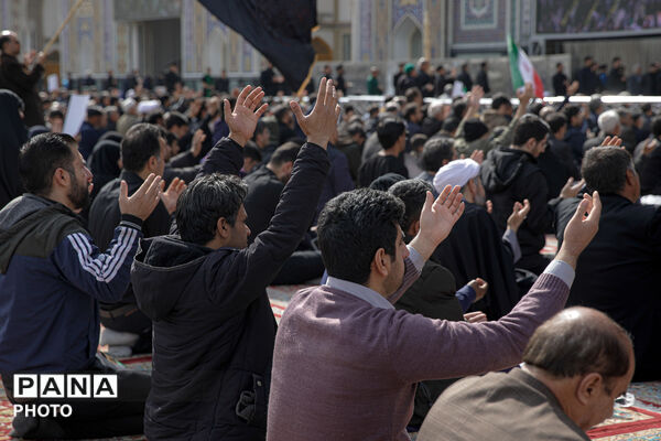 مجلس عزای شهادت رهبر معظم انقلاب (ره) در حرم مطهر رضوی