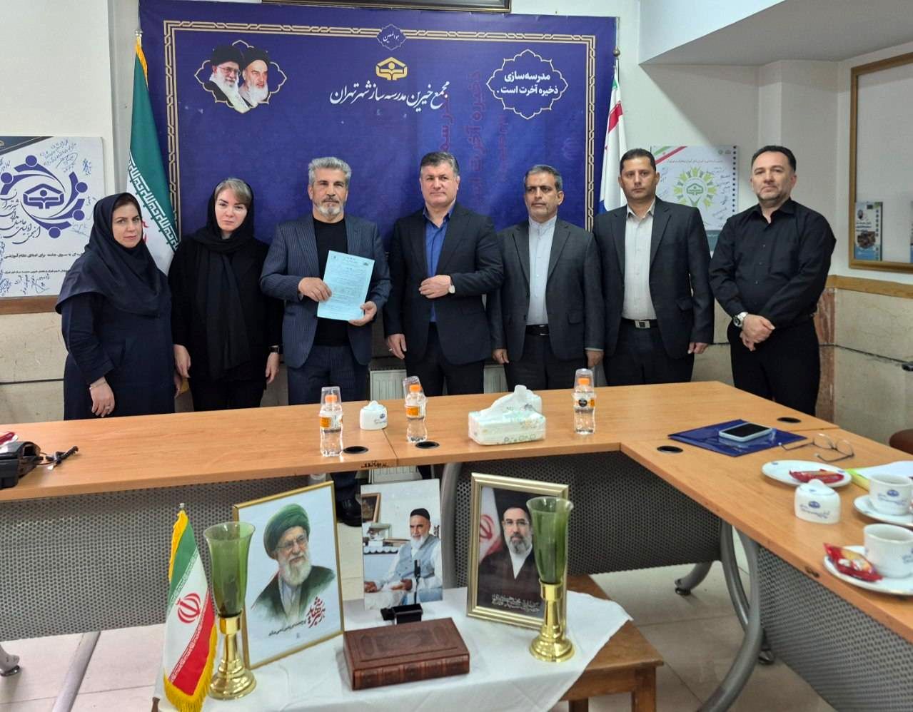 مشارکت ۱۴۰ میلیارد ریالی پزشک تهرانی برای ساخت مدرسه ۱۲ کلاسه در منطقه ۱۵ پایتخت