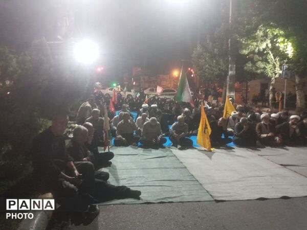 کامیاران در شب صد و سی و پنجم؛ طنین همدلی با نیروهای مسلح را سر داد