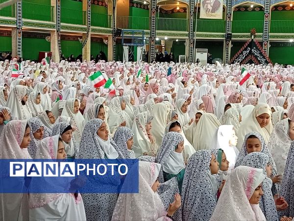 آیین زیبای جشن تکلیف دختران یزدی در حسینیه محمود آباد