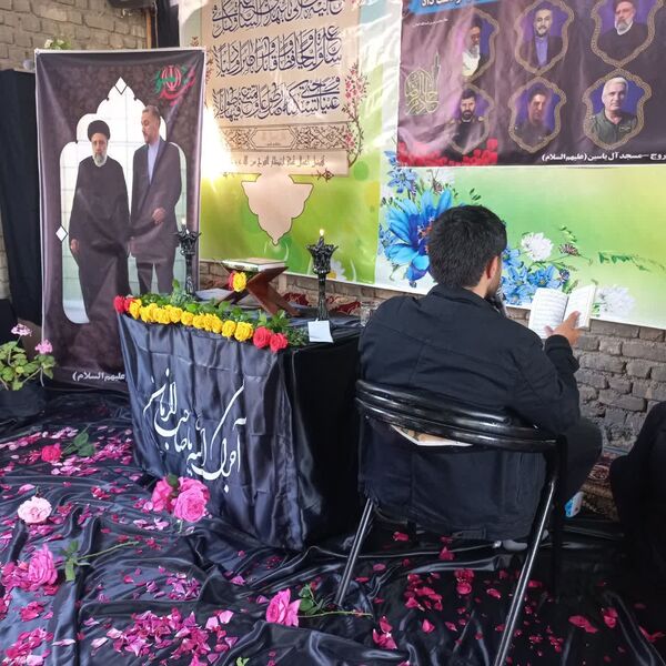 مراسم عزاداری شهدای خدمت در شهرستان فاروج
