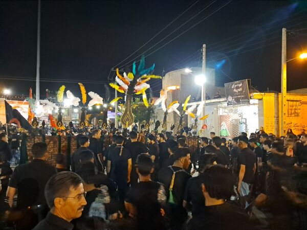 اجتماع بزرگ هیئت دهستان بزرگ رزق‌آباد شهرستان کاشمر 