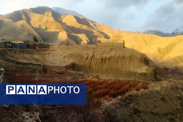 حال هوای شهر زیبای بار بعد از اولین بارش باران زمستانی