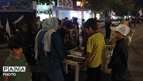 گذری بر موکب جبهه فرهنگیان نیشابور در هشتاد و هشتمین شب از اجتماعات مردمی 