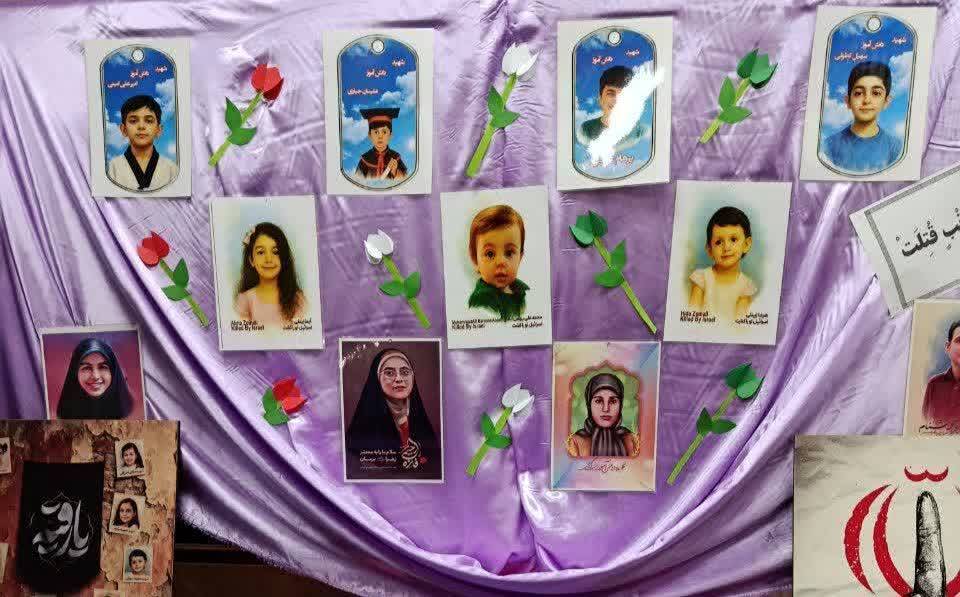 نمایشگاه دستاوردهای شورای بسیج در دبیرستان برازنده مقدم ۲