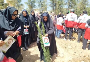 افتتاح بوستان شجره طیبه در زرقان