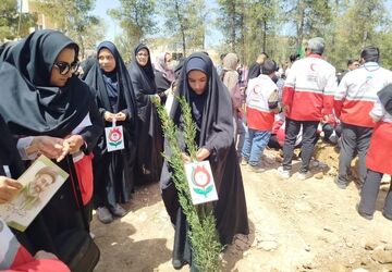 افتتاح بوستان شجره طیبه در زرقان