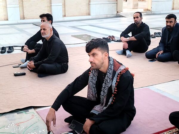 عزاداری روز دوم محرم در گلزار شهدای درق 