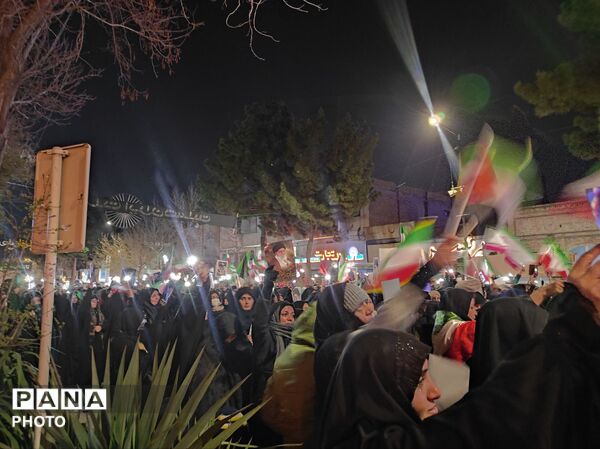 راهپیمایی بزرگ مردم غیور و شجاع شهرستان نیشابور
