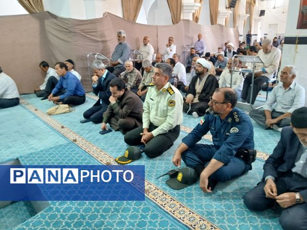 نماز عبادی سیاسی جمعه در شهرستان خلیل‌آباد