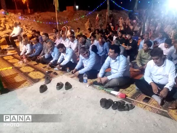 جشن عید غدیر در محله مارم باغ‌شهر فین
