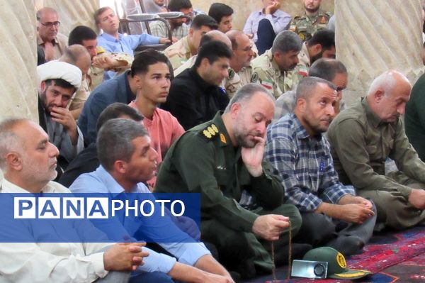 مراسم چهلمین روز شهادت شهدای اقتدار با حضور گسترده مردم کردستان در سنندج 