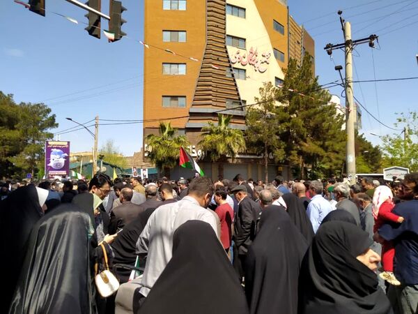حضور پرشور مردم دارالمؤمنین کاشان در راهپیمایی روز قدس