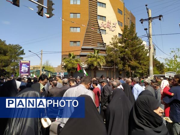 حضور پرشور مردم دارالمؤمنین کاشان در راهپیمایی روز قدس