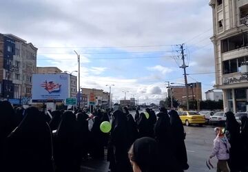 حضور پر شور مردم بهنمیر در راهپیمایی ۲۲ بهمن