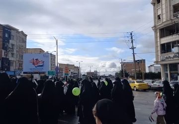 حضور پر شور مردم بهنمیر در راهپیمایی ۲۲ بهمن