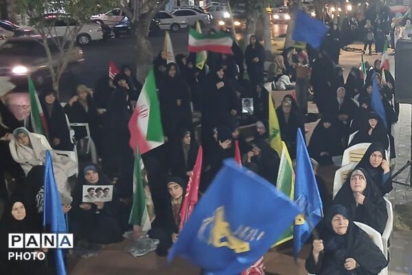 دویست و یکمین شب تجمع مردمی در میدان هفت تیر نسیم شهر