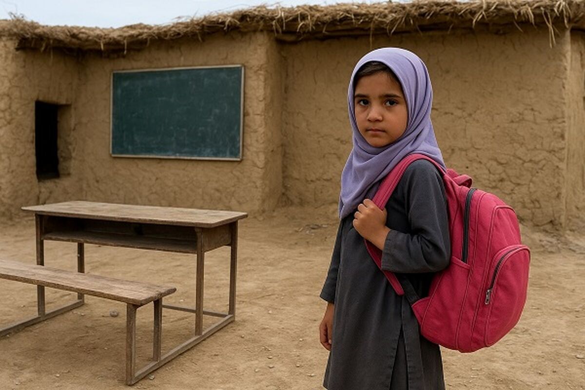 دانش‌آموزان مناطق محروم با دستانی خالی اما امیدی پررنگ چشم‌به‌راه زنگ مهر هستند
