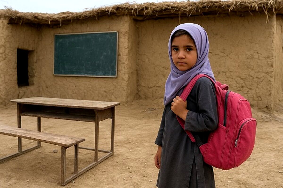 دانش‌آموزان مناطق محروم با دستانی خالی اما امیدی پررنگ چشم‌به‌راه زنگ مهر هستند