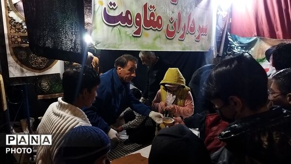موکب سرداران مقاومت در پانزدهمین شب از سال ۱۴۰۵