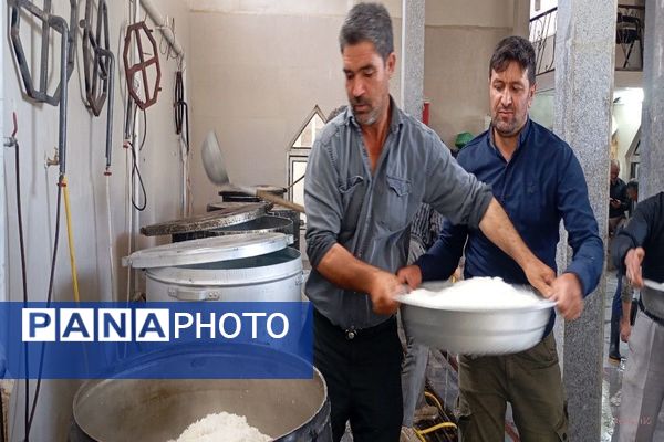 مراسم عزاداری و زنجیرزنی هیئات مذهبی شهر بار در روز تاسوعا حسینی 