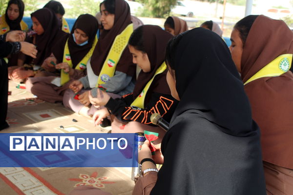 پنجمین روز از اردوی تمشک هرمزگان در اردوگاه سرخون بندرعباس